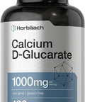 Calcium D-Glucarate 1000mg | 120 Capsules | Non-GMO, Gluten Free Supplement | by Horbaach