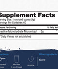 Gaspari Nutrition Pure Creatine Monohydrate, 5g of Pure Creatine, Boost Muscle and Size (Unflavored, 60 Servings)