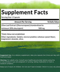 Swanson Olive Leaf Extract Capsules with 20% Oleuropein - Provides Immune Support Promotes Cardiovascular System Health and Supports Healthy Blood Pressure - (120 Capsules 500mg Each)