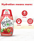 Sweetleaf Water Drops Strawberry Kiwi Sugar- Water Enhancer Drops Stevia & Monk Fruit Sweetener Water Flavoring 1.62 Oz (Pack of 6)