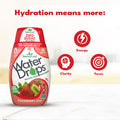 Sweetleaf Water Drops Strawberry Kiwi Sugar- Water Enhancer Drops Stevia & Monk Fruit Sweetener Water Flavoring 1.62 Oz (Pack of 6)