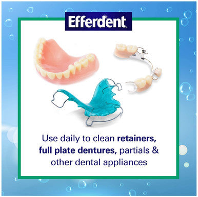 Efferdent Plus Mint Anti-Bacterial 44 Tabs By Efferdent