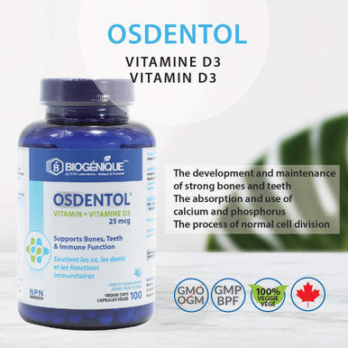 Osdentol - Healthy Bones & Immune Function, Biogenique (100 VegeCaps)