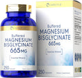 Buffered Magnesium Bisglycinate 665 mg | 250 Capsules | Chelated Essential Mineral | Non-GMO and Gluten Free Supplement | by Carlyle