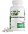 Bronson Ginkgo Biloba Extra Supports Brain Function & Memory Support, 120 Vegetarian Capsules