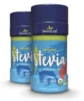 SweetLeaf Organic Stevia Powder Shaker Jar Zero Calorie Sweetener with Stevia Leaf Extract No Artificial Sweetener Additive Sugar Keto Friendly Non GMO Gluten 3.2 Oz (Pack of 2)