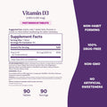 Natrol Fast Dissolve Vitamin D3 2000 Iu Dietary Supplement For Bone And Joint Health Bone Support Supplement 90 Tablets 90 Day Supply