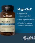 Nature'S Sunshine Mega-Chel, 120 Tablets, Complete Vitamin With Powerful Antioxidants, Herbs, Vitamins, Minerals, And Amino Acids