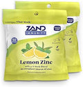 ZAND Immunity Lemon Zinc Throat Lozenges 2 Pack GoodforYou Dry Mouth Lozenges Immune Support Supplement w/Zinc 5mg Eucalyptus Mullein Soothe a Dry Throat Natural Flavor Gluten 50ct ea