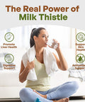 Go Nutra Milk Thistle Powder 1 Lb. Milk Thistle Extract 5:1 Strength Silymarin Silybum Marianum Herbal Supplement Non-Gmo