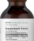 Carlyle Lions Mane Mushroom Supplement | 2 Fl Oz | Liquid Extract Tincture | Vegetarian | Non-GMO Gluten