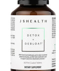 JSHealth Vitamins Detox and Debloat Liver Health Formula | Liver Detox Pills | Debloating Formula with Milk Thistle Turmeric Fennel | Liver Cleanse Supplement (60 Tablets)