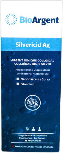 Colloidal Silver Ionic | SilvericidAg | BioArgent | Spray 250 ml