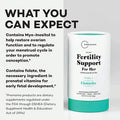 PREMAMA Fertility Supplement Drink for Women Myo Inositol Folate for Fertility Vitamin B12 to Aid Conception 28 Servings