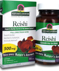 Nature'S Answer Reishi Mushroom Mycelia Vegetarian Capsules 90-Count | Immune Support | Promotes Cardiovascular Health | Liver Support