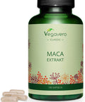 Maca Root VegaveroÃƒâ€šÃ‚Â® | 4200 mg Peruvian Maca Extract | NO Additives | 180 Vegan Capsules