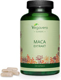 Maca Root VegaveroÃƒâ€šÃ‚Â® | 4200 mg Peruvian Maca Extract | NO Additives | 180 Vegan Capsules