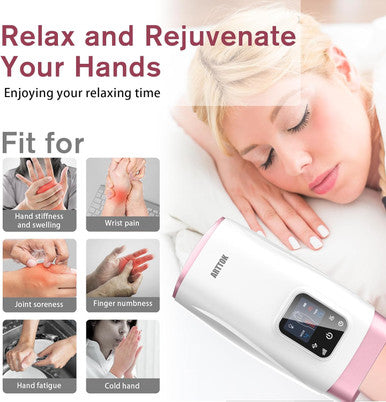 Hand Massage Electric Hand Massager With Compression, Pressure Point Therapy Massager For Arthritis, Pain Relief, Carpal Tunnel And Finger Numbness For Family