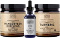 Anima Mundi Fat Belly Kit - 3-Piece Set Includes Fat Belly Tonic, Turmeric Powder, and Mangosteen-Hibiscus Powder - Herbal & Botanical Support