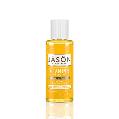 JASON Vitamin E 45,000 IU Skin Oil, Maximum Strength, 2 Ounce Bottle