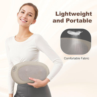 Back Massager For Pain Relief Deep Tissue, Shiatsu Back Neck Massager With Heat, Kneading Massage Pillow For Neck And Shoulder, Gifts For Men And Women