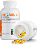 Bronson Vitamin A 10,000 IU Premium Non-GMO Formula Supports Healthy Vision & Immune System and Healthy Growth & Reproduction, 180 Softgels
