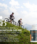 Bronson Magnesium 500 MG Supports Bone & Muscle Health & Nervous System Support - Non-GMO, 240 Vegetarian Tablets