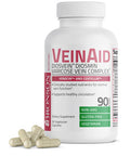 Bronson Veinaid Diosmin 1000Mg Diosvein Varicose Vein Complex With Venocin & Centellin, 90 Vegetarian Capsules
