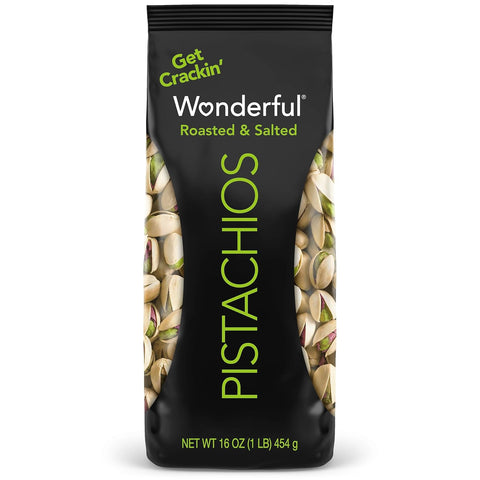 Wonderful Pistachios In Shell, Roasted & Salted Nuts, 48 Ounce Resealable Bag, Protein Snacks, Bulk Snacks, Healthy Snacks for Adults