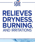 Clear Eyes Maximum Redness Relief Eye Drops | Relieves Drying, Burning & Irritations | 0.5 Ounce per Box | 6 Boxes Total