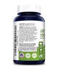 Artemisinin 100 mg 180 Veggie Capsules with 5 mg BioPerine for Enhanced Absorption, Sweet Wormwood Extract, Vegan and Non-GMO - 6 Month Supply