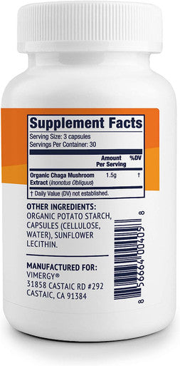 Vimergy Organic Chaga Capsules (90 ct)