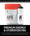 First Endurance EFS Hydration & Endurance Drink Mix - Premium Carbohydrates for Energy & Performance Electrolytes for Rapid Rehydration & Running Cycling and Triathlon Nutrition | Isotonic Energy Fuel | Fruit Punch