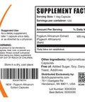 BulkSupplements Pygeum Africanum Extract Capsules - Herbal Supplement, from Pygeum Africanum Bark - 1 Pygeum 500mg Capsule , Vegan & (120 Veg Capsules)