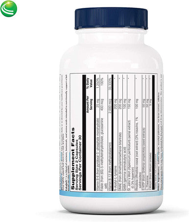 Nutra BioGenesis - Eskaloft - B Vitamins, Rhodiola and St. John's Wort to Help Support Neurotransmitter Health & Stress Response - Gluten Free - 60 Capsules