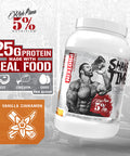 Rich Piana 5% Nutrition Shake Time | No-Whey 26G Animal Based Protein Drink | Grass-Fed Beef, Chicken, Egg | No , Dairy, or Soy (Vanilla Cinnamon)