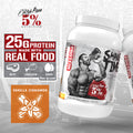 Rich Piana 5% Nutrition Shake Time | No-Whey 26G Animal Based Protein Drink | Grass-Fed Beef, Chicken, Egg | No , Dairy, or Soy (Vanilla Cinnamon)