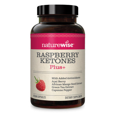 Naturewise Raspberry Ketones Plus - Advanced Ketones In Raspberry Blend Supports Antioxidant Health, Boosts Energy, Supports Weig