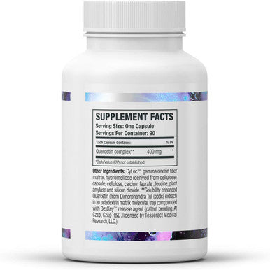 Tesseract Medical Research Quercisorb Qr Immune Support Supplement Hypoallergenic 400Mg 90 Capsules