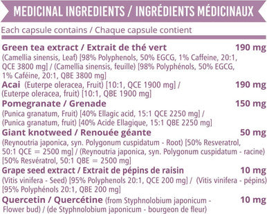 Mill Bay Resveratrol Source of Antioxidants - 100 Capsules (600mg)