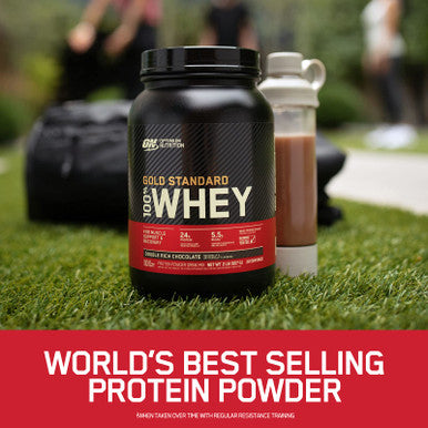 Optimum Nutrition Gold Standard 100% Whey Protein Powder Vanilla Ice Cream 2 Pound