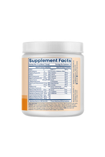 NativePath Native Hydrate Zero Sugar Electrolytes Powder with BCAAs Tangerine Hydration Keto & Paleo Friendly 30 Servings