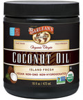Barleans Organic Virgin Island Fresh Coconut Oil for Healthy Immune System and Metabolism USDA Organic Non GMO Vegan 16Ounce