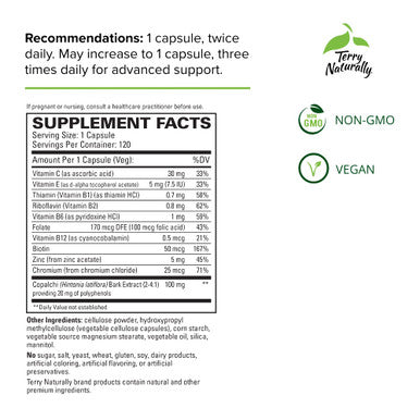 Terry ly Sucontral D - 120 Capsules, Pack of 2 - 100 mg Hintonia Latiflora - Supports Carbohydrate Metabolism - Non-GMO, - 240 Total Servings
