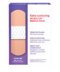 Band-Aid Brand Sterile Cushion Care Flexible Sport Strip Water Resistant Adhesive Bandages, Active First Aid & Wound Care For Minor Cuts, Scrapes & Burns, Extra-Wide Comfort Pad, 30 Ct