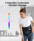 Heating Pad For Back Alljoy Cordless Lower Back Massager With Heat, Birthday Christmas Gifts For Dad Men Women Mom, 3 Heating Levels & 5 Massage Mode, 30Mins Auto-Off, 53Inch