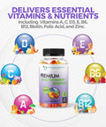 Multivitamin Gummies for Adults and Kids with Vitamin A C D3 E B6 B12 Biotin and Zinc with No High Fructose Corn Syrup Gluten or Artificial Sweeteners 60 Gummy Vitamins Full 30Day Supply