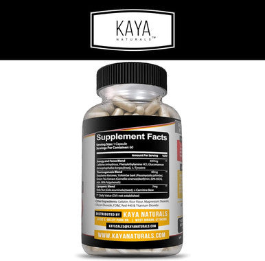 Kaya Naturals Supreme Fat Burner - Weight Loss Pills Women & Men - Appetite Suppressant Supplement - Powerful Thermogenic Diet Pills - Natural Energy Boost Oxy Burn 60 Count