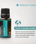 Nature s Fusions Lemon Eucalyptus 100% Pure and Essential Oils 15 mL