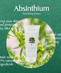 L'Erbolario Absinthium Fluid Body Cream - Gentle And Light Emulsion - With The 3 Artemisia Species - Therapeutic Properties And Toning Effect - Rich In Vitamin E - For Every Skin Type - 6.7 Oz